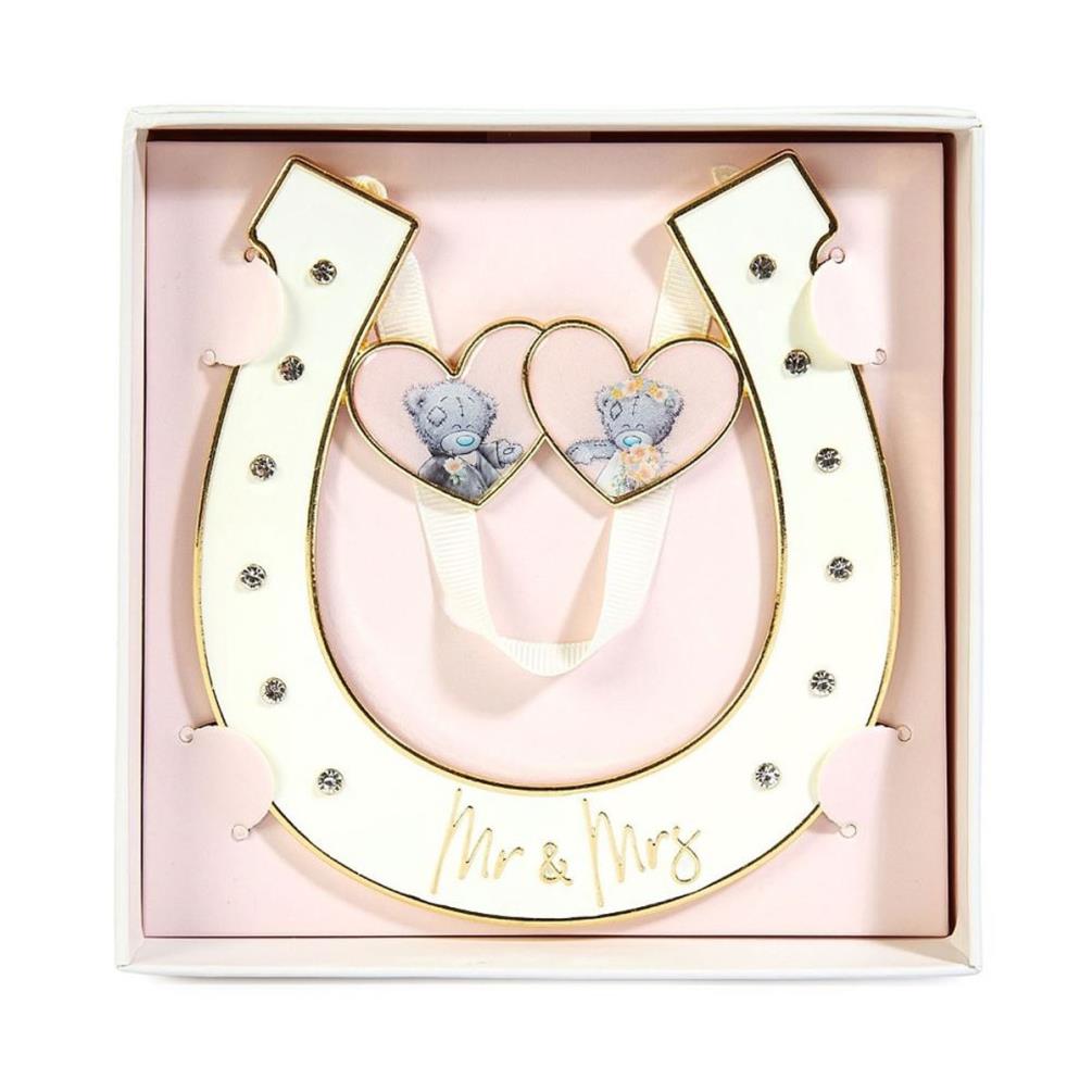 Lucky In love Me to You Bear Metal Wedding Horseshoe Extra Image 1